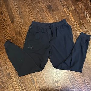 Under Armour Mens Black Joggers Size Large